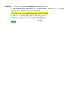 D01   câu hỏi lý thuyết về hai mặt phẳng vuông góc   muc do 3 