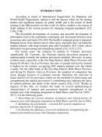 Nghiên cứu một số đặc điểm dịch tễ học bệnh sốt rét và biện pháp phòng chống tăng cường tại vùng sốt rét có dân di biến động ở bình phước và gia lai (2016  2017)  tt tiếng anh 