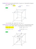 D04   phân tích véctơ theo các véctơ cho trước   muc do 3 