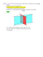 D12   QH VG trong hình hộp chữ nhật, HLP   muc do 1 