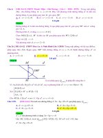 D04   phương trình ảnh, tạo ảnh của đường thẳng qua phép quay   muc do 2 