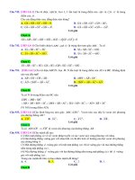 D04   phân tích véctơ theo các véctơ cho trước   muc do 1 