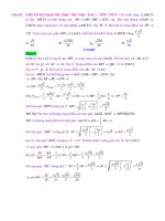 D09   góc giữa đường thẳng và mặt phẳng   muc do 4 