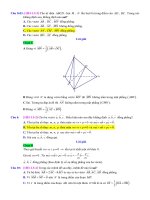 D05   đk đồng phẳng của các véctơ (PP véctơ)   muc do 2 