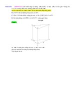 D13   QH VG trong hình lăng trụ đứng (không đều)   muc do 1 