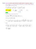 D04   bài toán khác liên quan tổng của CSC   muc do 4 