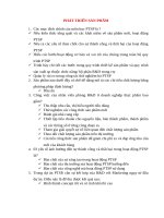 Trắc nghiệm phát triển sản phẩm thực phẩm