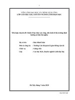 chuan  TIEU LUAN KINH TE học KHU VUC CONG 