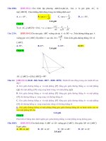 D09   góc giữa đường thẳng và mặt phẳng   muc do 1 