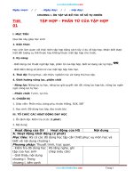 GIÁO ÁN PTNL SỐ HỌC 6 HỌC KỲ I NĂM HỌC 20202021