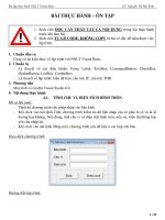 BÀI THỰC HÀNH NGÔN NGỮ LẬP TRÌNH VISUAL BASIC