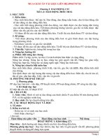 Giáo án môn Vật Lí 12 theo dinh huong phat trien nang luc