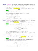 D05   phương trình ảnh, tạo ảnh của đ thẳng qua p VT   muc do 3 
