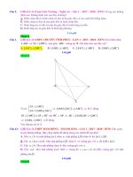 D01   câu hỏi lý thuyết về hai mặt phẳng vuông góc   muc do 1 