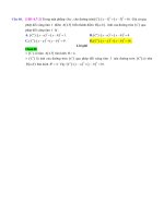 D07   toán tham số về p đx tâm   muc do 2 