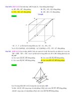 D06   đk đồng phẳng của các véctơ (thuần hình học)   muc do 3 