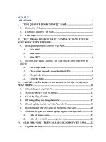 tiểu luận logistics thực trạng và một số giải pháp phát triển ngành logistics việt nam 