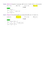 D09   tìm điểm đặc biệt trong tam giác   muc do 1 