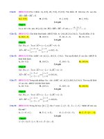 D03   xác định toạ độ điểm, toạ độ véctơ   muc do 2 