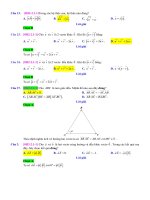D01   các câu hỏi lý thuyết   muc do 1 