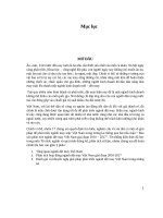 tiểu luận tổ chức ngành báo cáo phân tích ngành dệt may việt nam giai đoạn 2010 2017 