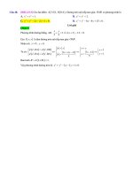 D09   phương trình đường tròn nội tiếp tam giác   muc do 3 