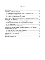 tiểu luận tổ chức ngành báo cáo phân tích hoạt động ngành kinh doanh bất động sản việt nam 