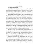 Thạc sĩ chính trị học Vấn đề chủ quyền quốc gia việt nam trong bối cảnh toàn cầu hóa