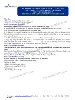 Đề thi liên kết câu trong đoạn văn bằng từ ngữ nối 