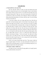 tiểu luận môn logistics thực trạng và đánh giá năng lực ngành logistics việt nam 