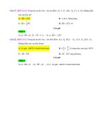D06   chứng minh đẳng thức véctơ theo toạ độ   muc do 2 