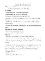 Giáo án Chủ đề Tuần hoàn máu