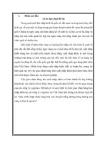 tiểu luận logistics quy trình nhập khẩu hàng hóa vận chuyển bằng  đường hàng không của công ty  ken logistics 