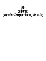 BÀI GIẢNG MAKETING DU LỊCH P4