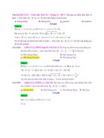 D05   tập hợp điểm biểu diễn là một cônic   muc do 2 