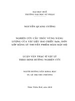 Nghiên cứu cấu trúc vùng năng lượng của vật liệu hai chiều snse2 đơn lớp bằng lí thuyết phiếm hàm mật độ 