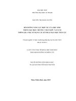 Bồi dưỡng năng lực hợp tác của học sinh trong dạy học chương “chất khí”, vật lý 10 thông qua việc sử dụng các kĩ thuật dạy học tích cực 