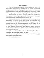 tiểu luận môn logistics ứng dụng business intelligence vào doanh nghiệp logistics việt nam 