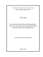 Đấu thầu mua sắm hàng hóa theo phương thức một giai đoạn, hai túi hồ sơ theo pháp luật đấu thầu ở Việt Nam hiện nay