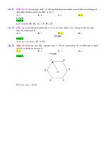 D02   đếm số véctơ khác véctơ không   muc do 1 