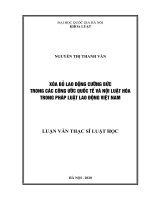 Xóa bỏ lao động cưỡng bức trong các công ước quốc tế và nội luật hóa trong pháp luật lao động việt nam 2020 