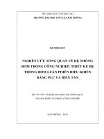 Nghiên cứu tổng quan về hệ thống bơm công nghiệp thiết kế hệ thống bơm luân phiên điều khiển bằng PLC và biến tần