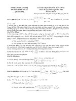 2. Đề thi chọn HSG Toán 11 năm học 2019 – 2020 trường THPT thị xã Quảng Trị