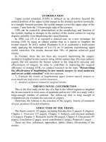 Nghiên cứu hiệu quả phẫu thuật kéo dài cơ nâng mi điều trị co rút mi mức độ vừa và nặng tt tiếng anh 