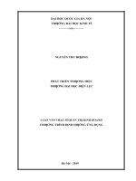 Phát triển thương hiệu trường đại học điện lực 