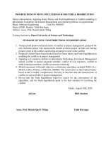 Áp dụng lý thuyết trò chơi và cân bằng nash xây dựng phương pháp mô hình hóa xung đột trong quản lý dự án đầu tư công nghệ thông tin và thử nghiệm trong một số bài toán điển hình tt tieng an 
