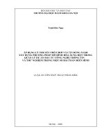 Áp dụng lý thuyết trò chơi và cân bằng nash xây dựng phương pháp mô hình hóa xung đột trong quản lý dự án đầu tư công nghệ thông tin và thử nghiệm trong một số bài toán điển hình 