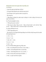 Bài tập đặt câu hỏi cho từ gạch chân trong tiếng anh