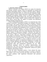 Nâng cao chất lượng đội ngũ cán bộ quản lý giáo dục ở các học viện, trường sĩ quan quân đội giai đoạn hiện nay  tt tieng anh 