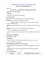 TRỌN BỘ GIÁO ÁN GIÁO DỤC THỂ CHẤT LỚP 1_CÙNG HỌC ĐỂ PTNL